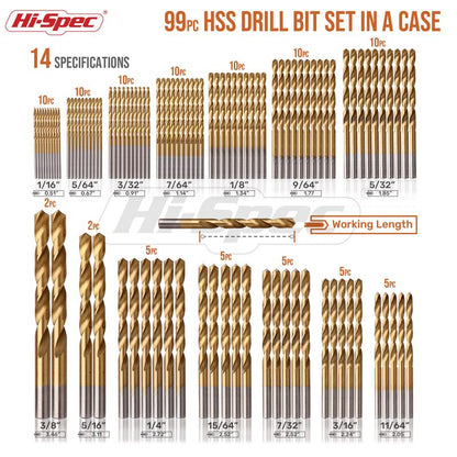 Krebba™ 99-Piece Pro Drill Bit Set
