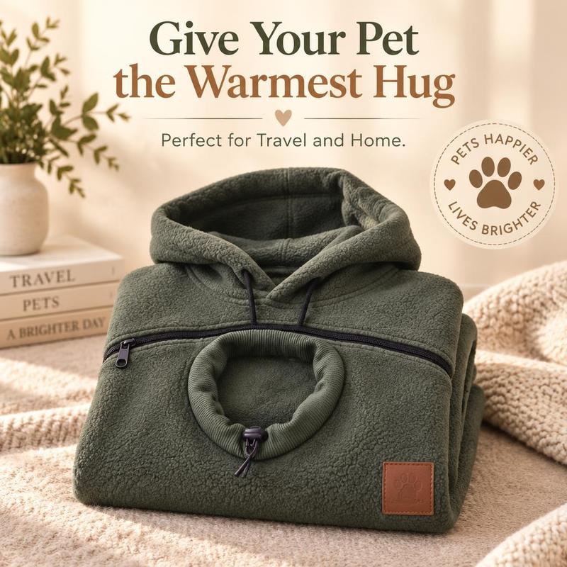 Krebba™ CozyPaws Pet Pouch Hoodie