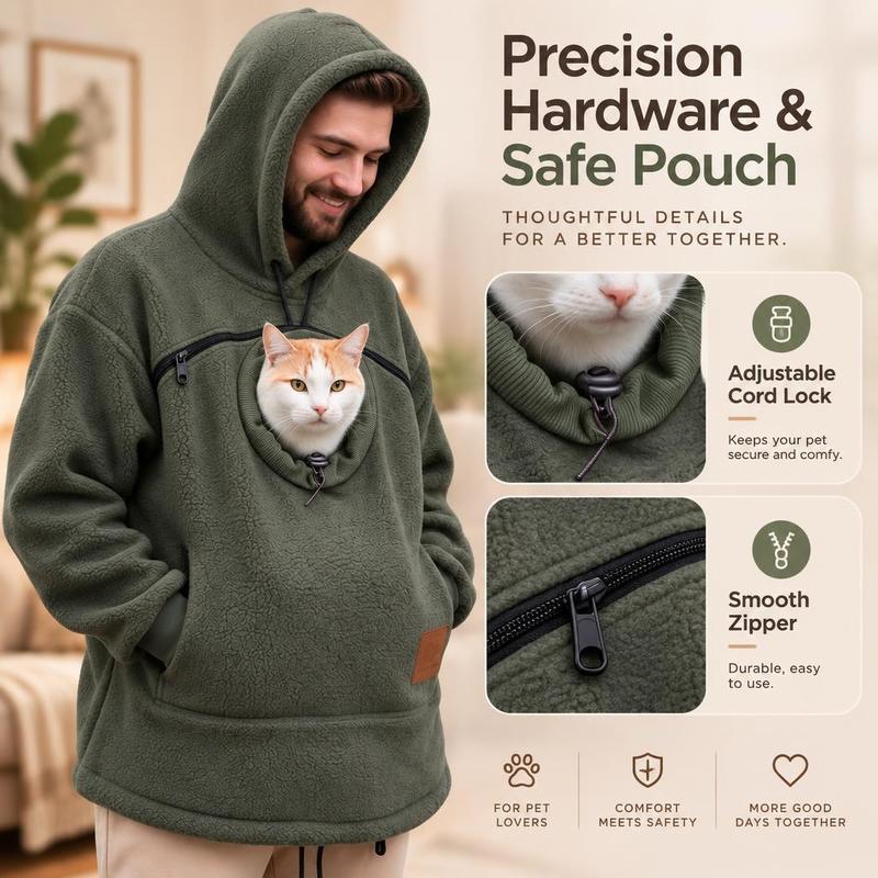 Krebba™ CozyPaws Pet Pouch Hoodie